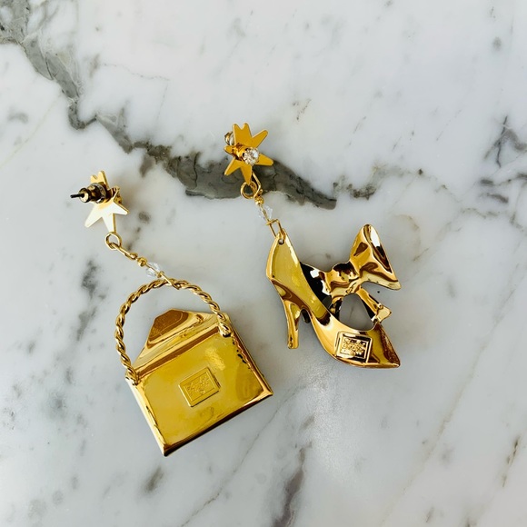 Lunch at the Ritz - Vintage Purse & Pump Earrings - Picture 2 of 7